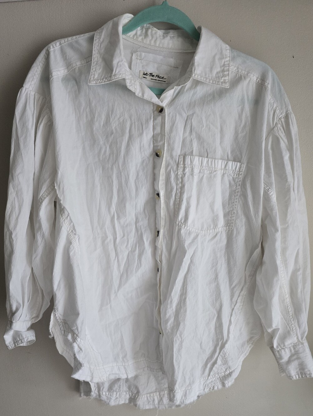 We The Free Button Up Cotton top